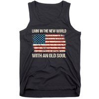 Oliver Anthony Livin In The New World With An Old Soul Tank Top