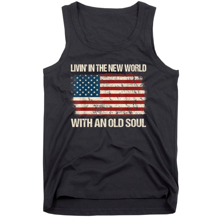 Oliver Anthony Livin In The New World With An Old Soul Tank Top