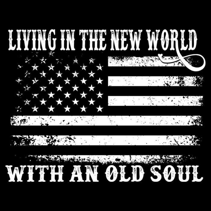 Oliver Anthony Livin In The New World With An Old Soul 7-Panel Snapback Hat