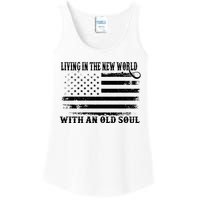 Oliver Anthony Livin In The New World With An Old Soul Ladies Essential Tank