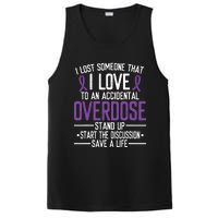 Overdose Awareness Lost Someone I Love Purple Ribbon PosiCharge Competitor Tank