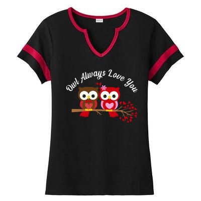 Owl Always Love You Ladies Halftime Notch Neck Tee