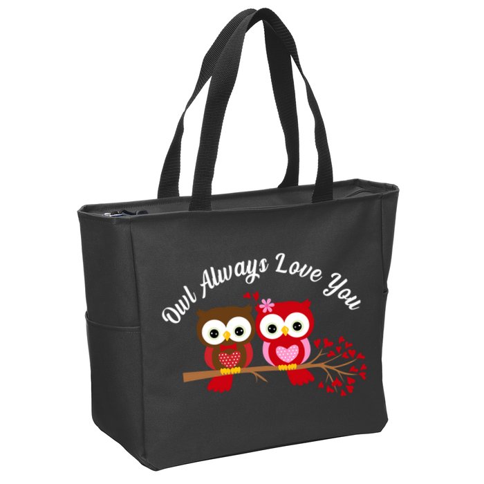 Owl Always Love You Zip Tote Bag