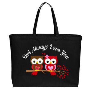 Owl Always Love You Cotton Canvas Jumbo Tote