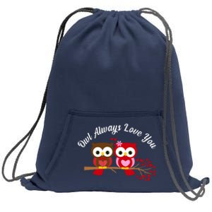 Owl Always Love You Sweatshirt Cinch Pack Bag