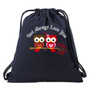 Owl Always Love You Drawstring Bag