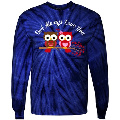 Owl Always Love You Tie-Dye Long Sleeve Shirt