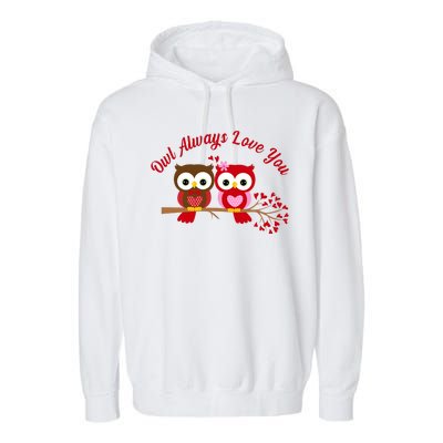 Owl Always Love You Garment-Dyed Fleece Hoodie