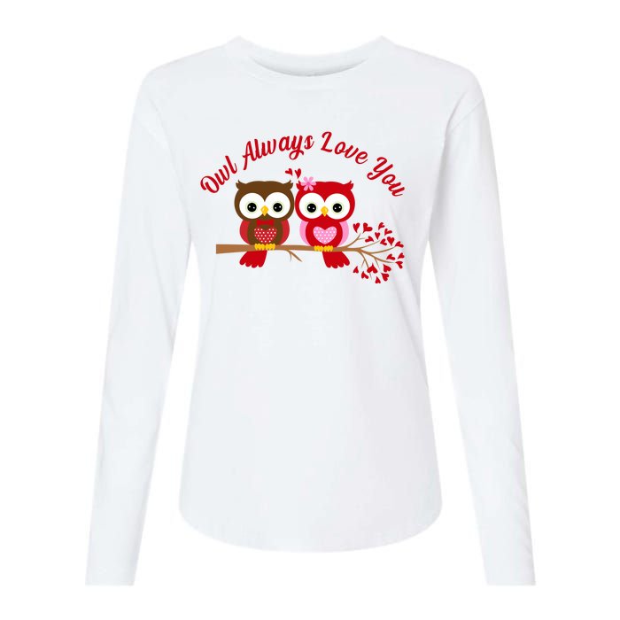 Owl Always Love You Womens Cotton Relaxed Long Sleeve T-Shirt