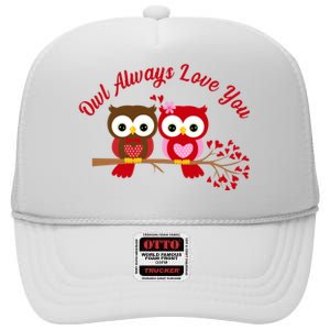 Owl Always Love You High Crown Mesh Back Trucker Hat