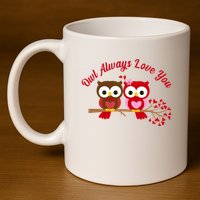 Owl Always Love You 11oz C Handle Ceramic Mug