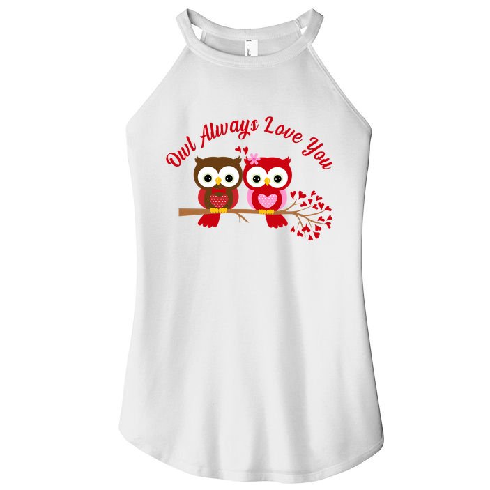 Owl Always Love You Women's Perfect Tri Rocker Tank