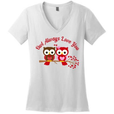 Owl Always Love You Women's V-Neck T-Shirt