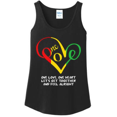 One African Love Heart Black History Month Cool Blm Melanin Ladies Essential Tank