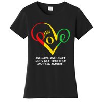 One African Love Heart Black History Month Cool Blm Melanin Women's T-Shirt