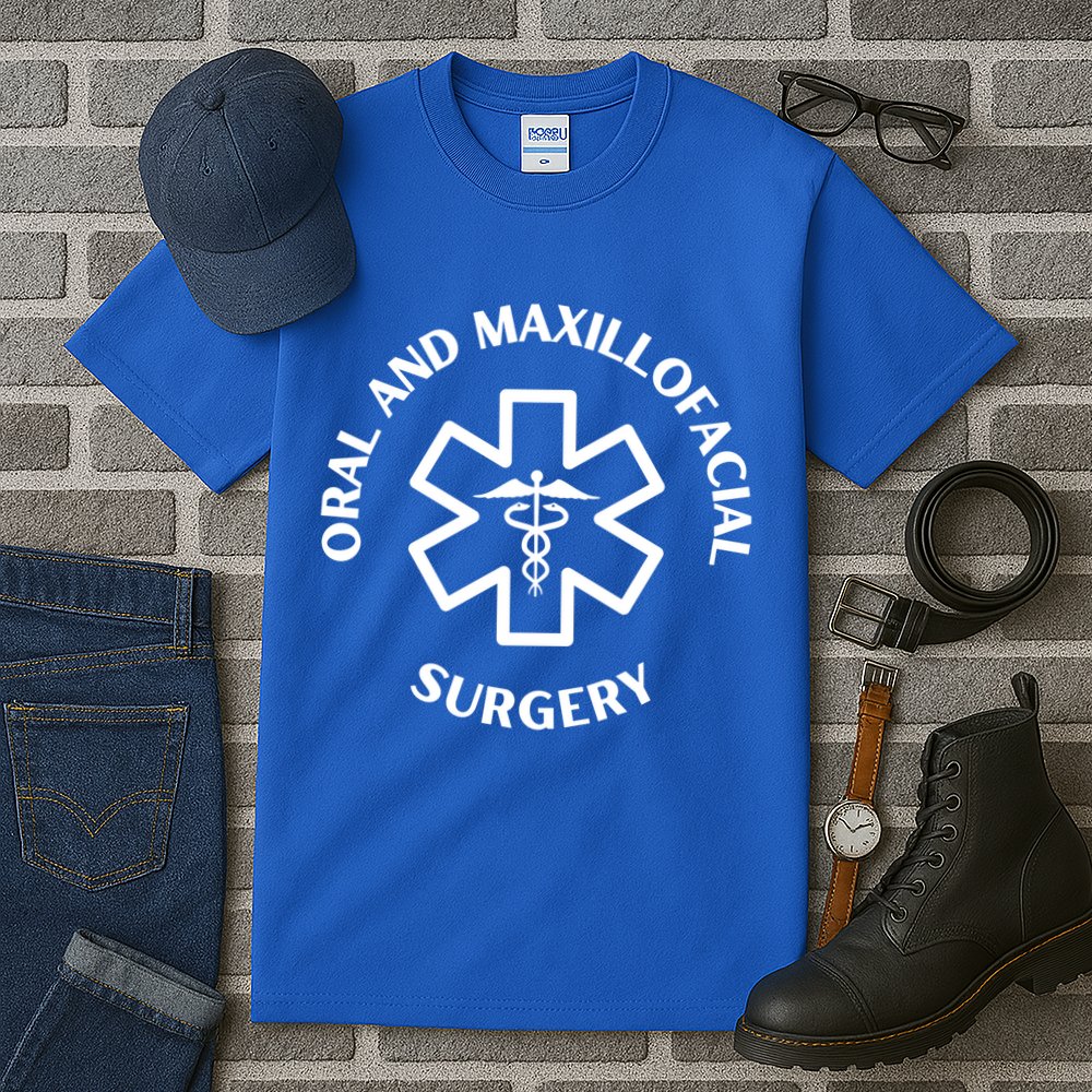 Oral And Maxillofacial Surgery Doctor Nurse Medical Caduceus Gift Tall T-Shirt