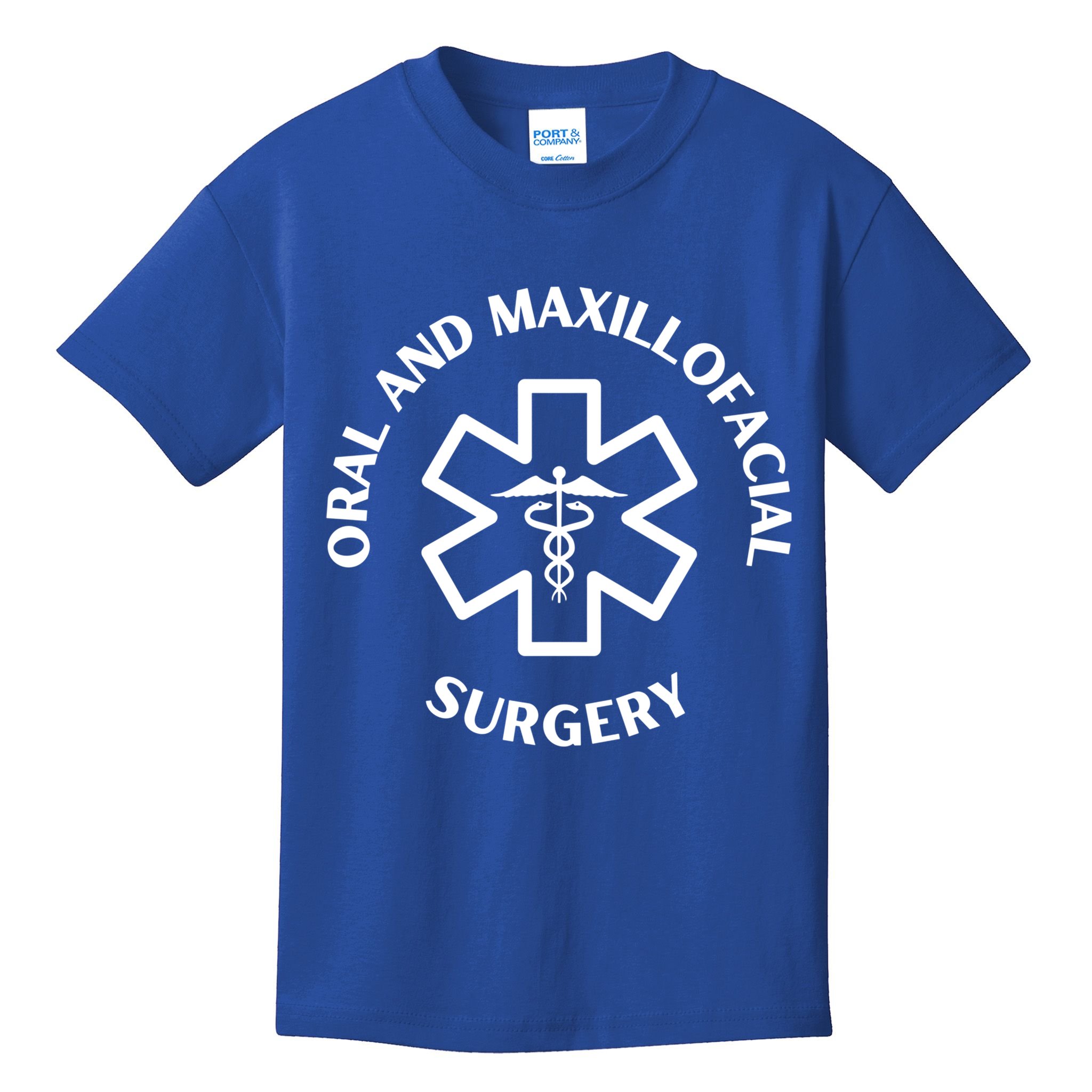 Oral And Maxillofacial Surgery Doctor Nurse Medical Caduceus Gift Kids T-Shirt