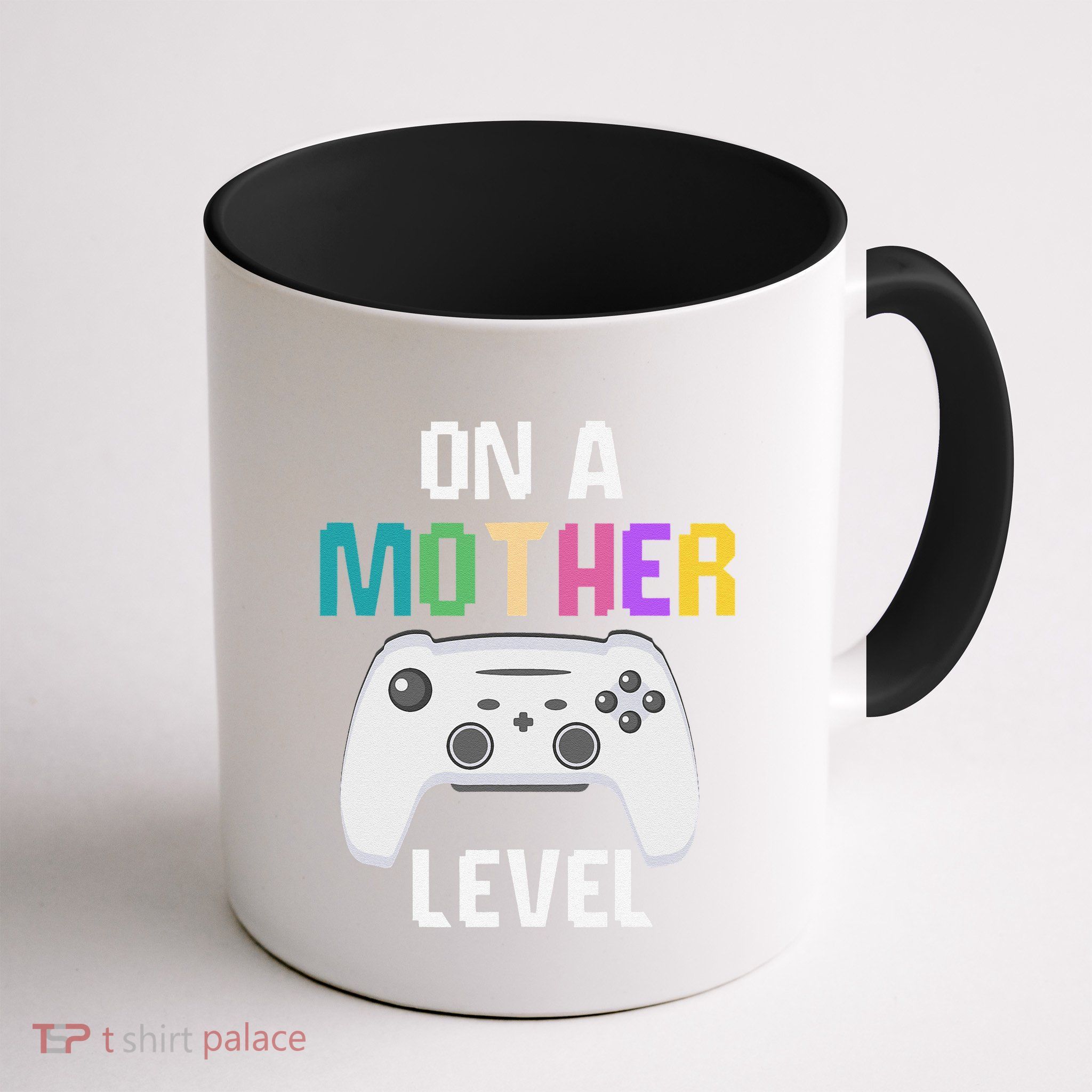 On A Mother Level Up Mothers Day Gamer Mom Retro Controller Mug