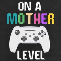 On A Mother Level Up Mothers Day Gamer Mom Retro Controller 15oz Campfire Ceramic Mug
