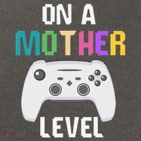 On A Mother Level Up Mothers Day Gamer Mom Retro Controller Cotton Canvas Backpack