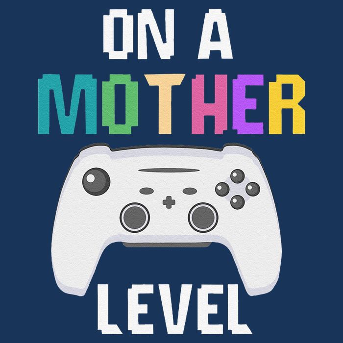 On A Mother Level Up Mothers Day Gamer Mom Retro Controller Sweatshirt