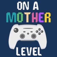 On A Mother Level Up Mothers Day Gamer Mom Retro Controller Flatbill Hat