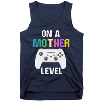 On A Mother Level Up Mothers Day Gamer Mom Retro Controller Tank Top