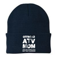 OffRoad ATV Mom Funny Quad 4Wheeling Mother Knit Cap Winter Beanie