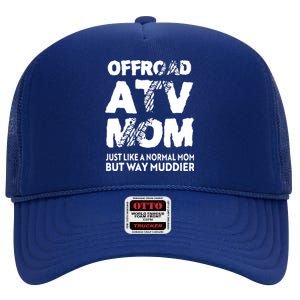 OffRoad ATV Mom Funny Quad 4Wheeling Mother High Crown Mesh Back Trucker Hat