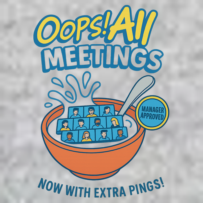 Oops! All Meetings V-Neck T-Shirt