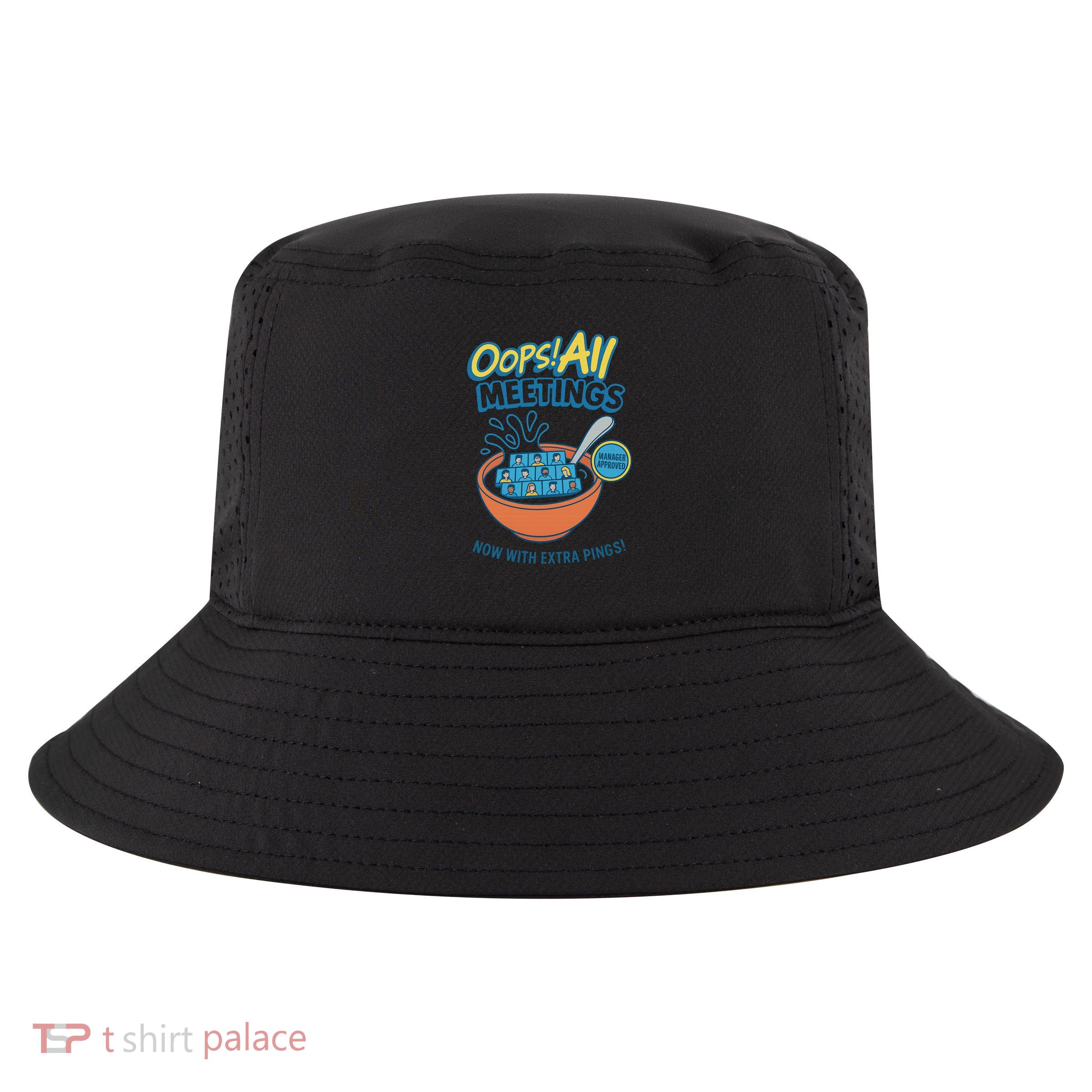 Oops! All Meetings Cool Comfort Performance Bucket Hat