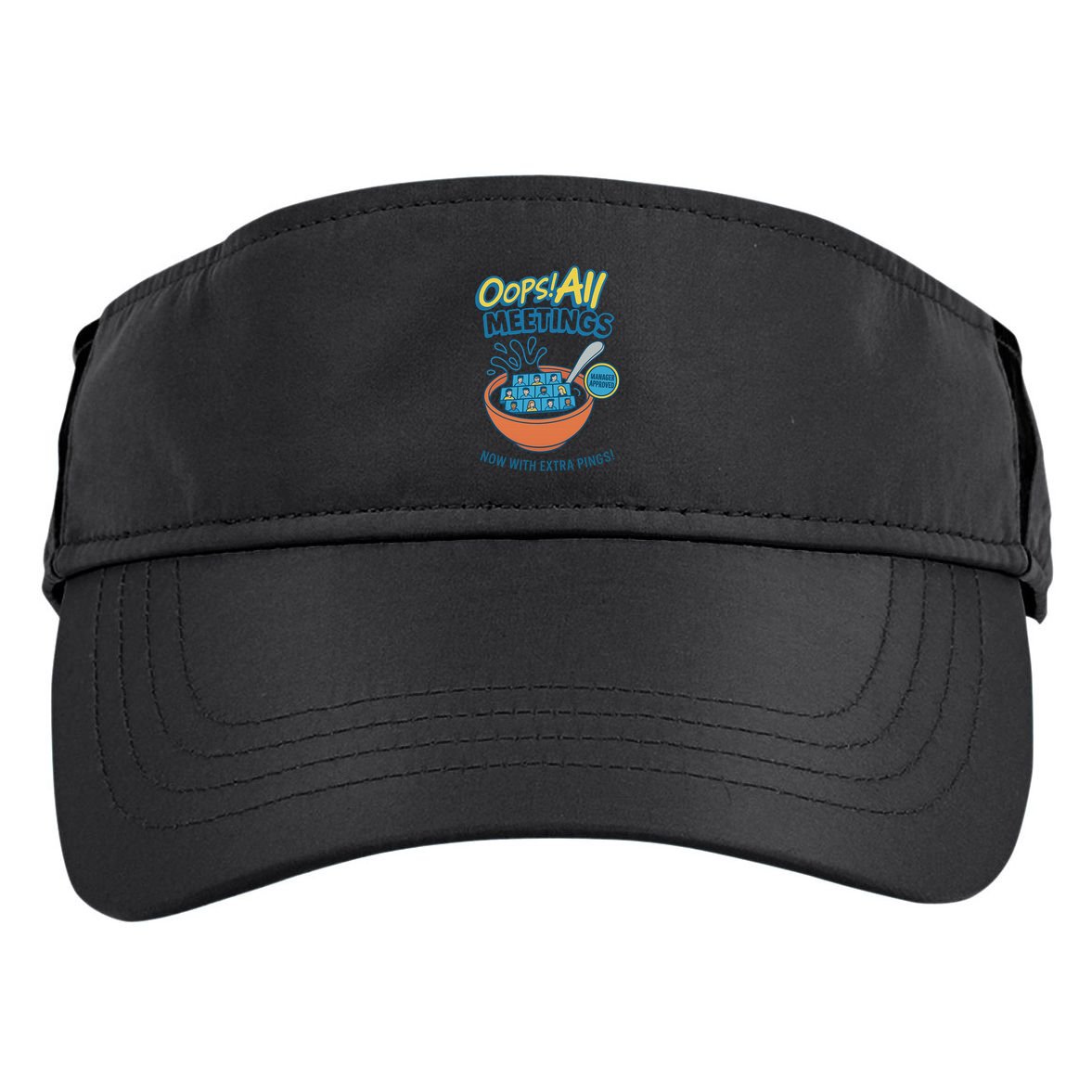 Oops! All Meetings Adult Drive Performance Visor