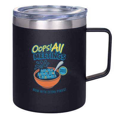 Oops! All Meetings 12oz Stainless Steel Coffee Mug