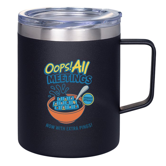 Oops! All Meetings 12oz Stainless Steel Coffee Mug