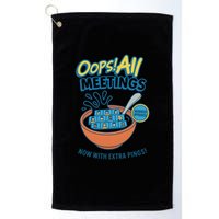 Oops! All Meetings Golf Towel