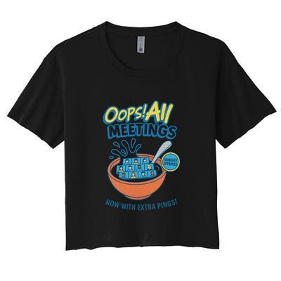 Oops! All Meetings Crop Top