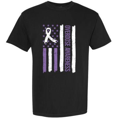 Overdose Awareness Month Flag Purple For Men And Women Garment-Dyed Heavyweight T-Shirt