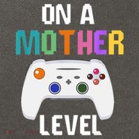 On A Mother Level Up Mothers Day Gamer Mom Retro Controller Gift Cotton Canvas Backpack
