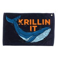 Ocean Animal Marine Biology Humpback Whale Squad Graphics Grommeted Golf Towel