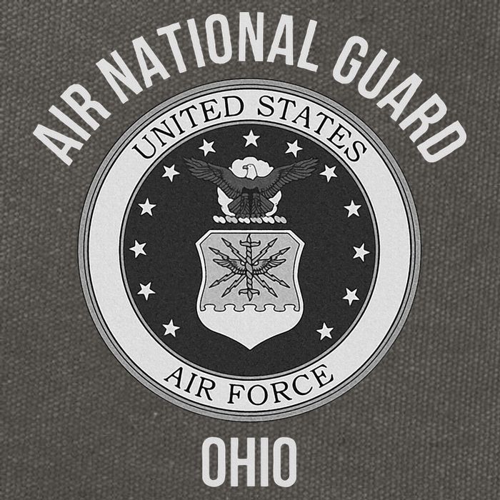 Ohio Air National Guard Cotton Canvas Backpack