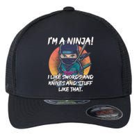 Only A Ninja Can Stop A Ninja Flexfit Unipanel Trucker Cap