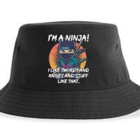 Only A Ninja Can Stop A Ninja Sustainable Bucket Hat