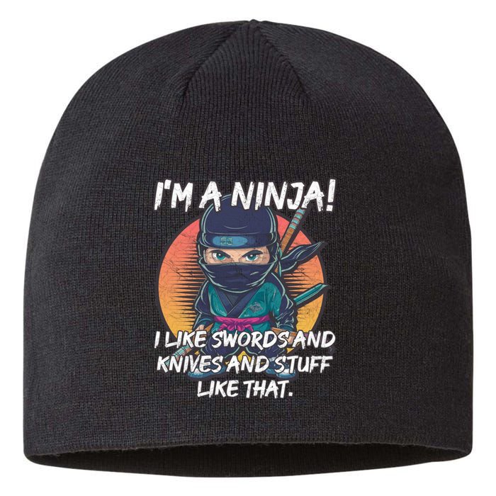 Only A Ninja Can Stop A Ninja Sustainable Beanie