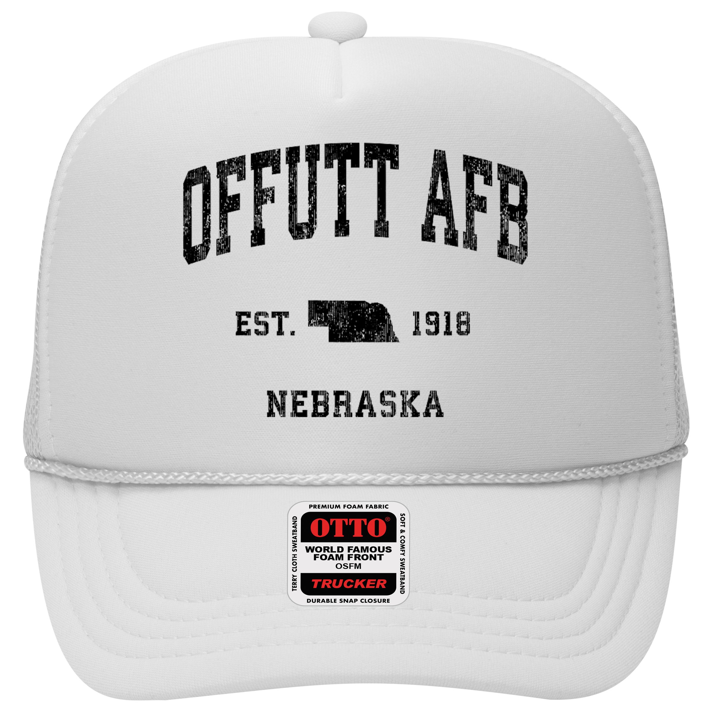 Offutt Afb Nebraska Ne Vintage Established Athletic Sports Design Hat