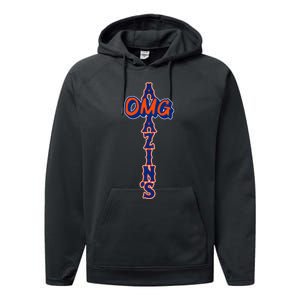 Omg AmazinS New York Baseball Performance Fleece Hoodie