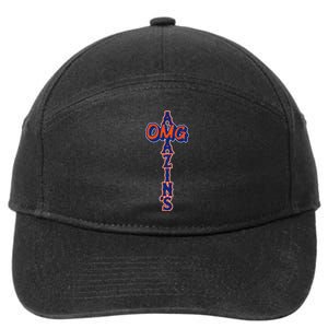 Omg AmazinS New York Baseball 7-Panel Snapback Hat