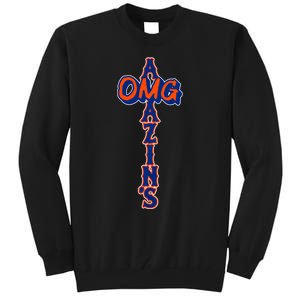 Omg AmazinS New York Baseball Tall Sweatshirt