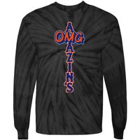 Omg AmazinS New York Baseball Tie-Dye Long Sleeve Shirt