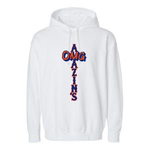 Omg AmazinS New York Baseball Garment-Dyed Fleece Hoodie