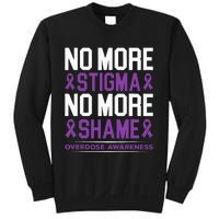 Overdose Awareness No More Stigma No More Shame Addiction Sweatshirt